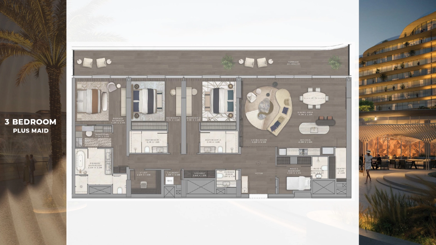 3 BR - Type A